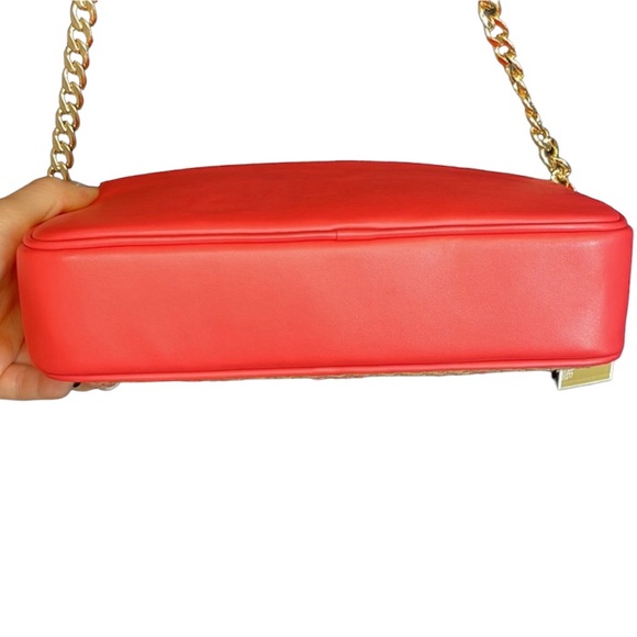 Michael Kors NWT! Jet Set Large East West Crossbody Bag - Straw Embroidered Logo - Picture 8 of 12